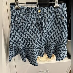 Sandro denim skirt